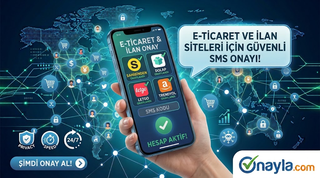E-Ticaret ve İlan Siteleri İçin SMS Onay Alma: Güvenli Alışveriş & Satış