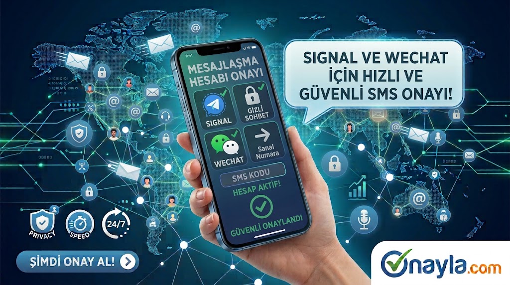 Signal ve WeChat SMS Onay Alma: Gizli Mesajlaşma İçin Sanal Numara