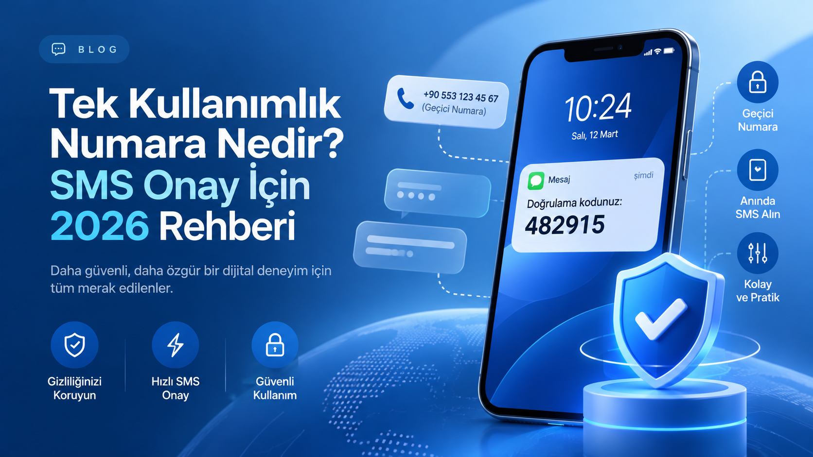 Tek Kullanımlık Numara ve SMS Onay | Onayla.com