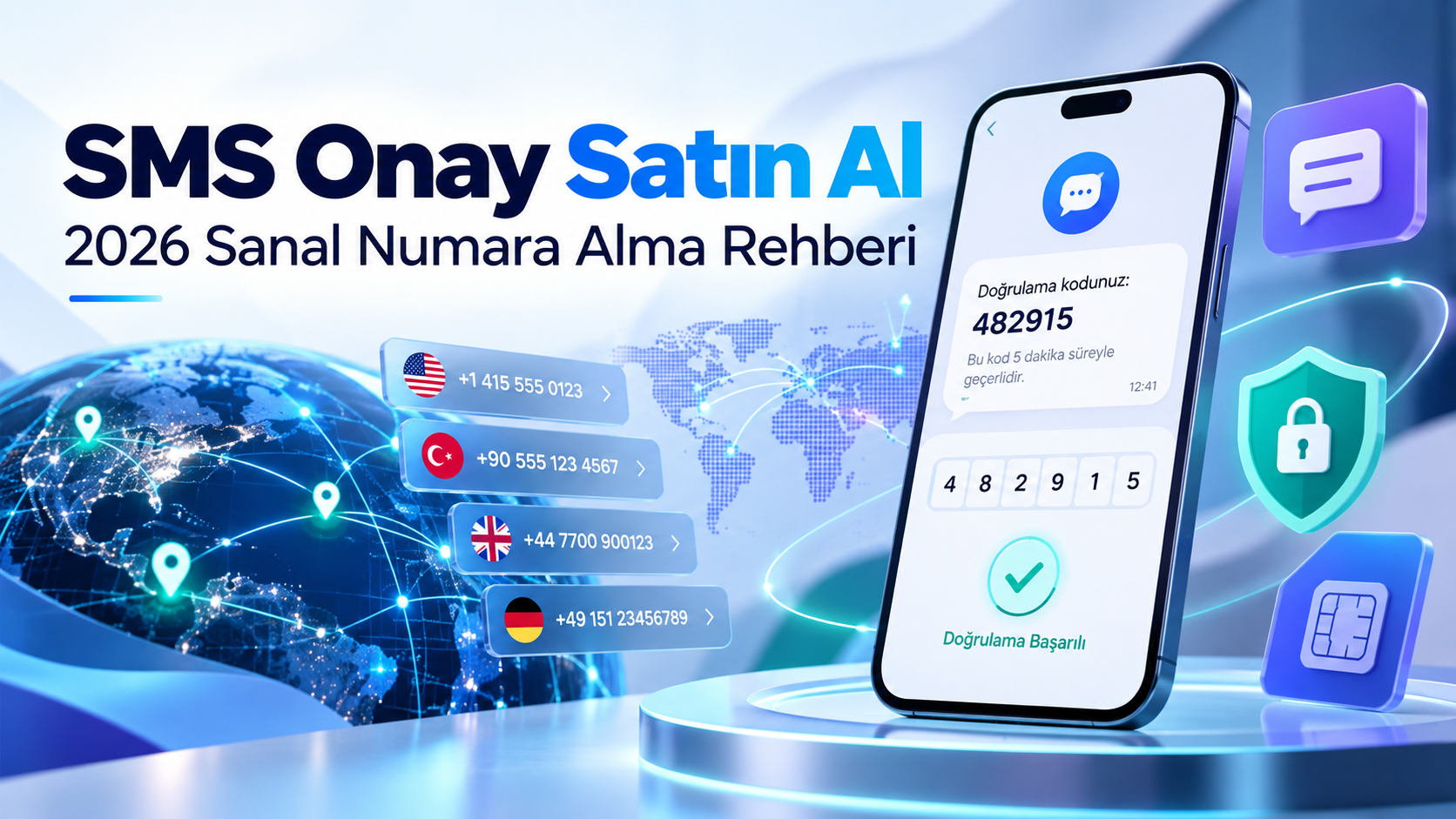 SMS Onay Satın Al ve Sanal Numara Alma 2026 | Onayla.com