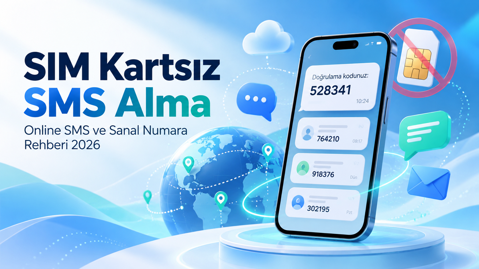 SIM Kartsız SMS Alma ve Sanal Numara 2026 | Onayla.com